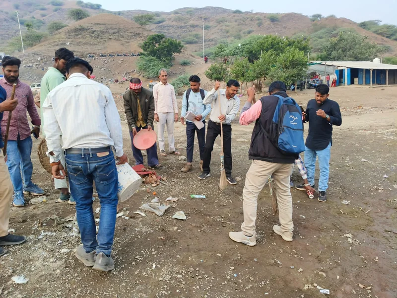 सेवा संकल्प अभियान के तहत प्लास्टिक मुक्त भारत का दिया संदेश